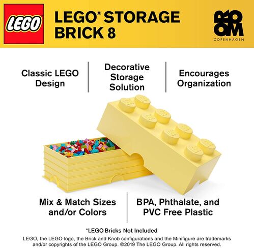 40041741 BRICK with 8 laces BABY YELLOW