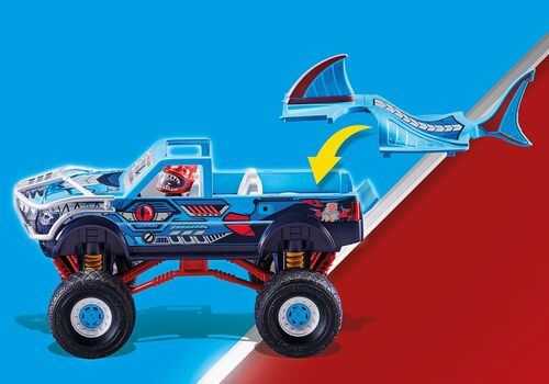 PLAYMOBIL - ESPECTÁCULO ACROBÁTICO: CAMIÓN MONSTRUO TIBURÓN