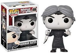 FK21517 Horror POP! Movies - Psycho - Figura Norman Bates Blanco y Negro - Exclusivo