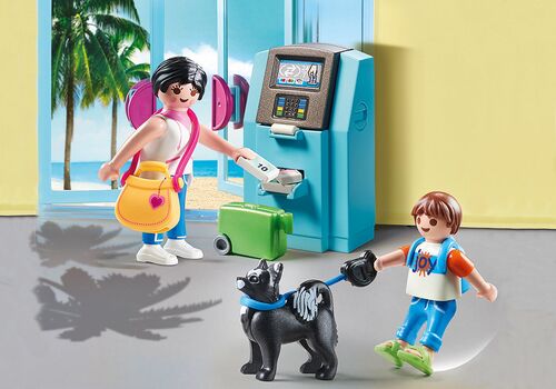 PLAYMOBIL ® 70439 TURISTAS CON CAJERO