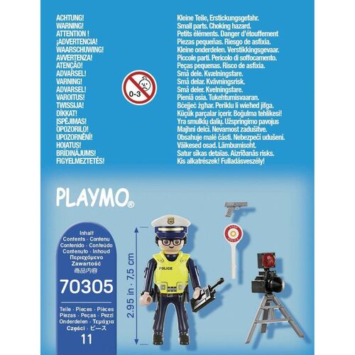 PLAYMOBIL - POLICÍA CON RADAR