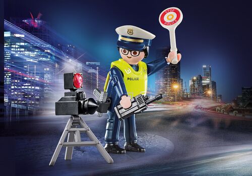 PLAYMOBIL - POLICÍA CON RADAR