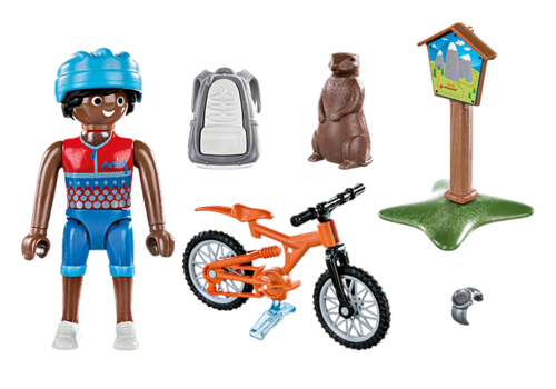 PLAYMOBIL - CICLISTA DE MONTAÑA