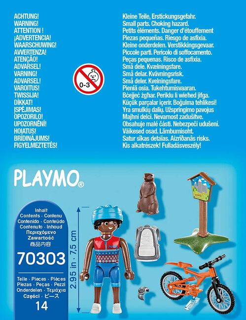 PLAYMOBIL - CICLISTA DE MONTAÑA