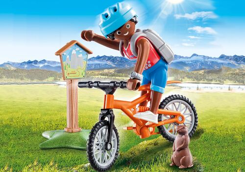 PLAYMOBIL - CICLISTA DE MONTAÑA