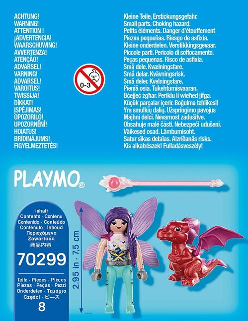 PLAYMOBIL - HADA CON BEBÉ DRAGÓN