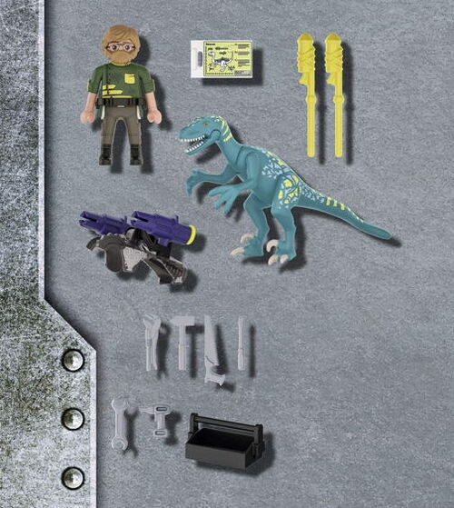 PLAYMOBIL - DINO RISE: TÍO ROB, ARMAMENTO DE BATALLA