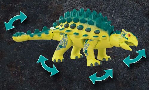 PLAYMOBIL - DINO RISE: SAICHANIA, DEFENSA DEL LUCHADOR