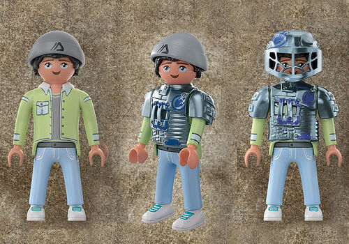 PLAYMOBIL - DINO RISE: SAICHANIA, DEFENSA DEL LUCHADOR