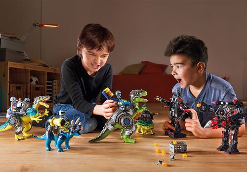PLAYMOBIL - DINO RISE: SAICHANIA, DEFENSA DEL LUCHADOR