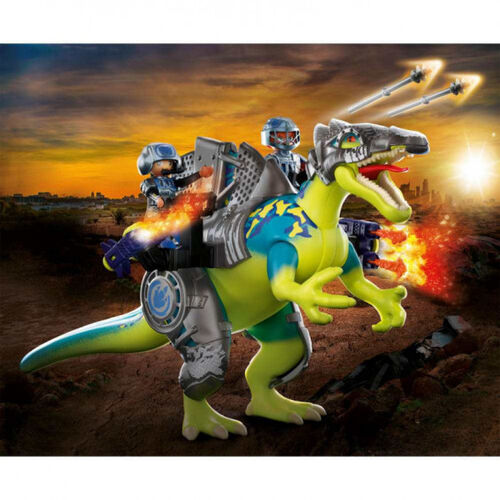 PLAYMOBIL - DINO RISE: SPINOSAURUS, DOBLE PODER DE DEFENSA