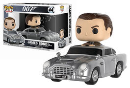 FUNKO POP! RIDE JAMES BOND 007 - ASTON MARTIN & SEAN CONNERY, REF: 24820, Nº 44 (Unidad Única - No admite devolución, ver fotos reales del producto)