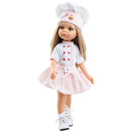 AMIGAS - MUÑECA CARLA PASTELERA 32 CM
