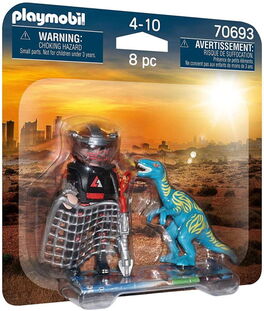 PLAYMOBIL - DUO PACK VELOCIRAPTOR Y SAQUEADOR