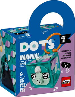 41928 Bag Tag Narwhal LEGO® DOTS?