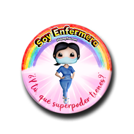 Pin Superheroínas! - Enfermera with Mask 3MCM2