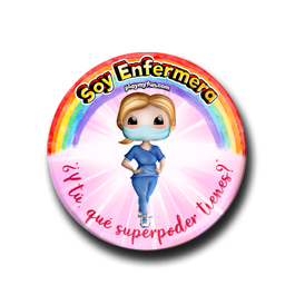 Pin Superheroínas! - Enfermera with Mask 3MCM4
