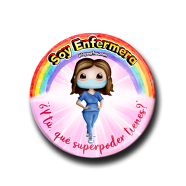 Pin Superheroínas! - Enfermera with Mask 3MCM6