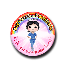 Chapa Superheroínas! - Personal Sanitario 4MSM2