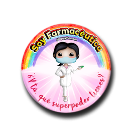 Pin Superheroínas! - Farmacéutica con Mascarilla 9MCM2