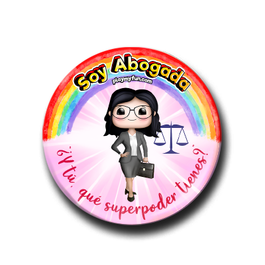Pin Superheroínas! - Abogada 17MSM2