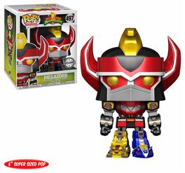 FK26564 Power Rangers Pop! TV - Figura Megazord (Metálico) - Exclusivo
