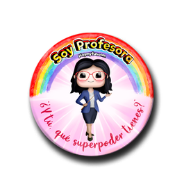 Pin Superheroínas! - Profesora 18MSM2