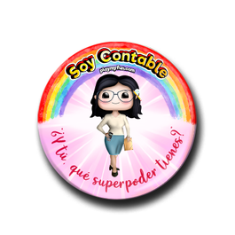 Pin Superheroínas! - Contable 20MSM2