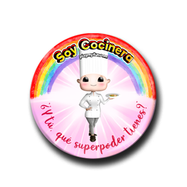 Pin Superheroínas! - Cocinera 24MSM2