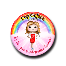 Pin Superheroínas! - Cajera 26MSM4