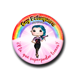 Pin Superheroínas! - Peluquera 27MSM2