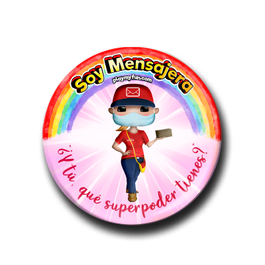 Pin Superheroínas! - Mensajera with Mask 29MCM4