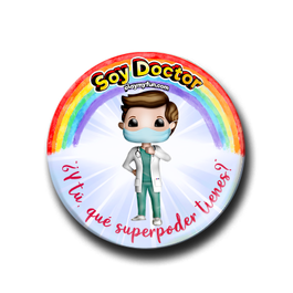 Pin Superhéroes! - Doctor with Mask 2HCM3