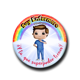 Pin Superhéroes! - Enfermero 3HSM3
