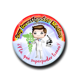 Pin Superhéroes! - Investigador Médico 10HSM3