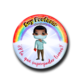 Pin Superhéroes! - Profesor with Mask 18HCM1