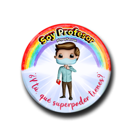 Pin Superhéroes! - Profesor with Mask 18HCM3