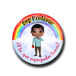 Pin Superhéroes! - Profesor 18HSM1