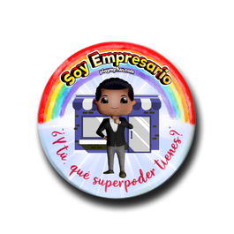 Pin Superhéroes! - Empresario 21HSM1