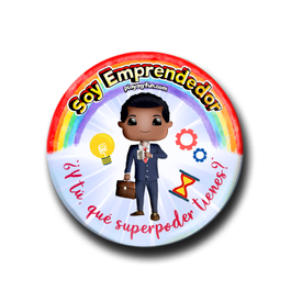 Pin Superhéroes! - Emprendedor 23HSM1
