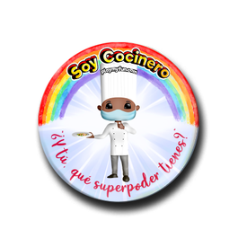 Pin Superhéroes! - Cocinero with Mask 24HCM1