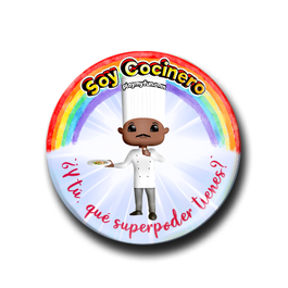 Pin Superhéroes! - Cocinero 24HSM1