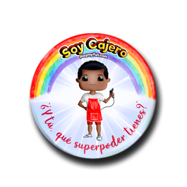 Pin Superhéroes! - Cajero 26HSM1