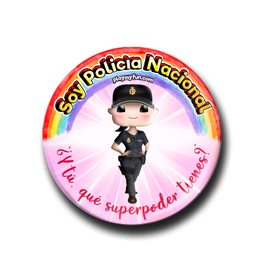 Pin Superheroínas! - Policía Nacional 11MSM2
