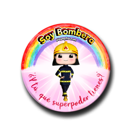 Chapa Superheroínas! - Bombera 14MSM2