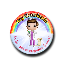 Pin Superhéroes! - Veterinario 6HSM3