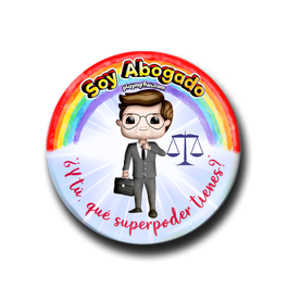 Pin Superhéroes! - Abogado 17HSM3