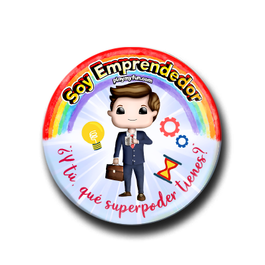 Pin Superhéroes! - Emprendedor 23HSM3