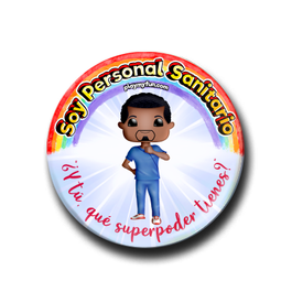 Chapa Superhéroes! - Personal Sanitario 4HSM1