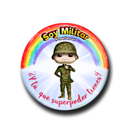 Chapa Superhéroes! - Militar 15HSM2